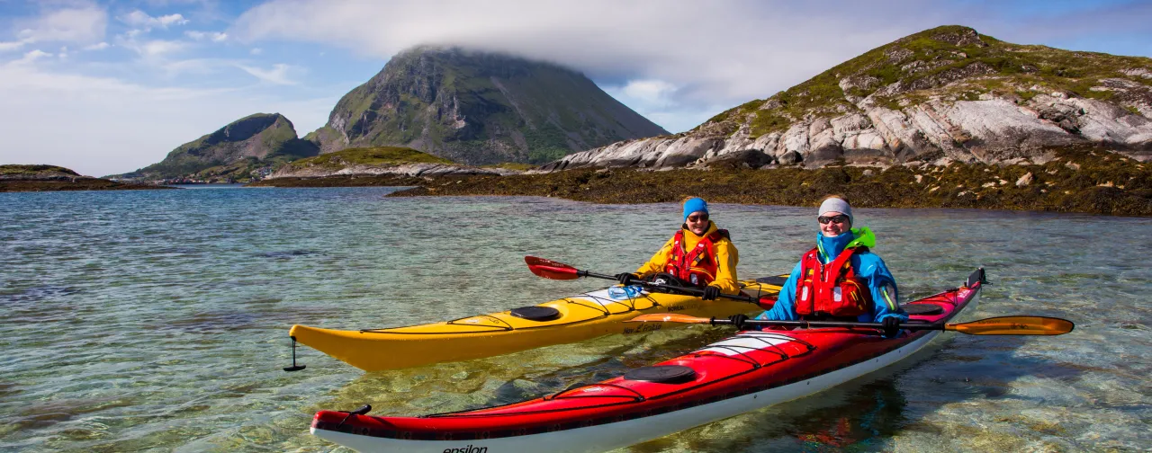 Kajakk på Lovund