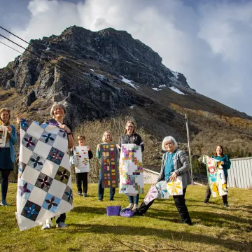 Quiltetreff på Lovund